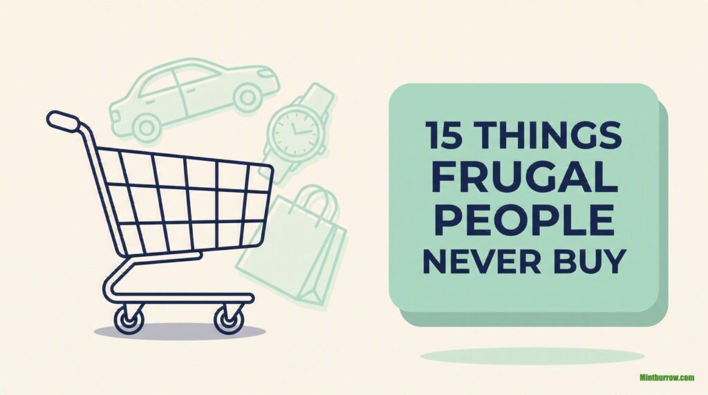 things frugal people never buy