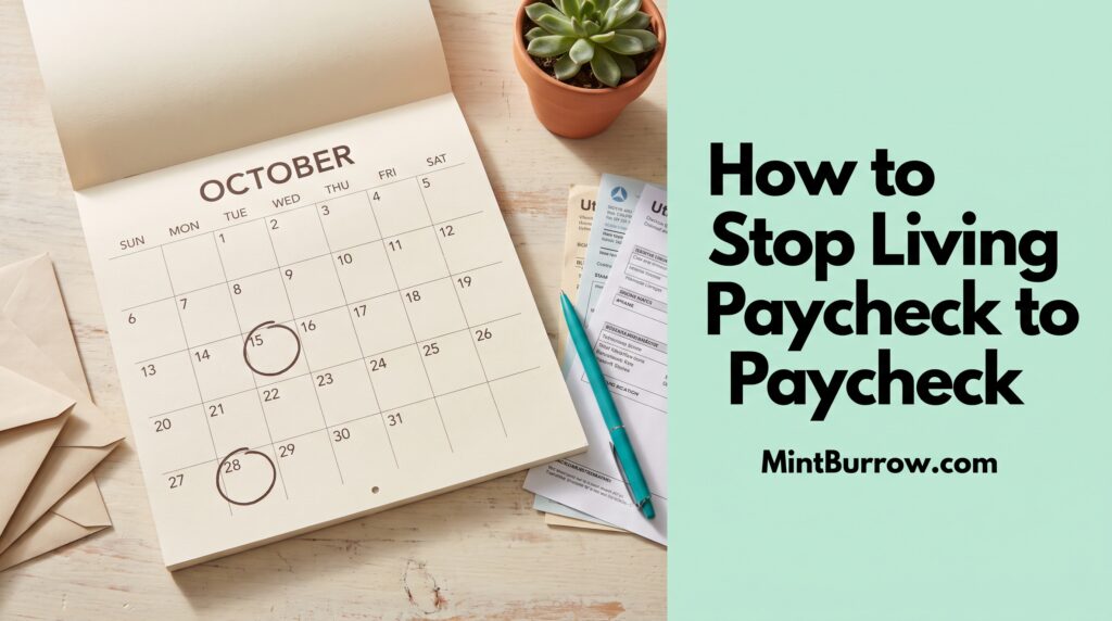 stop living paycheck to paycheck