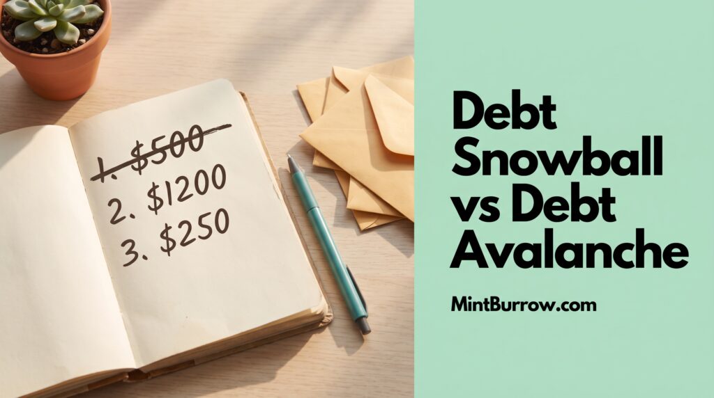 debt snowball vs debt avalanche