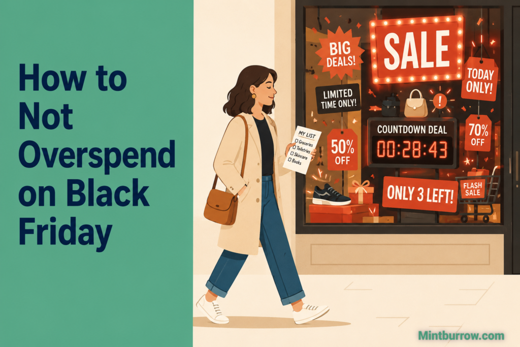 how to not overspend on black friday